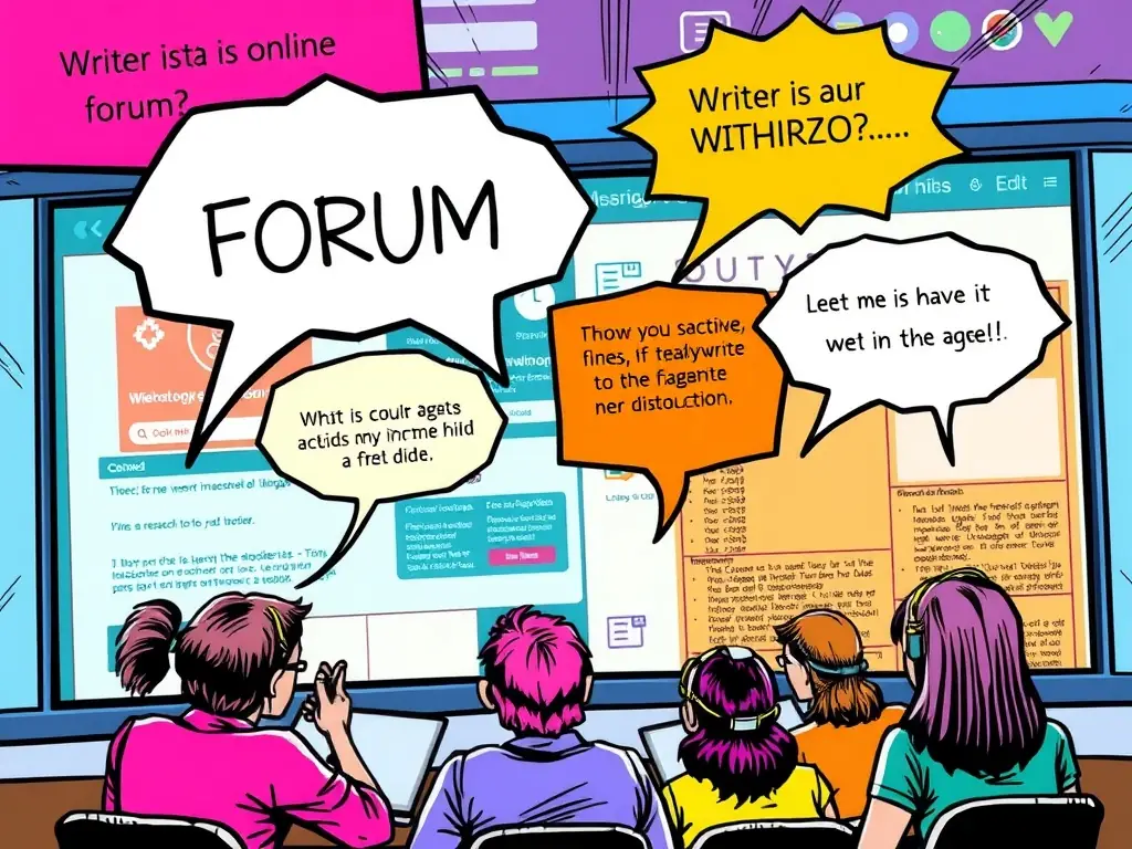 A vibrant blog interface showing young creatives sharing their success stories with engaging visuals, representing Socio+'s achievement blogging platform.